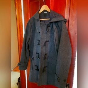 Only & Sons Men's Duffle Coat Grey XXL